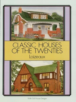 cover image of Classic Houses of the Twenties